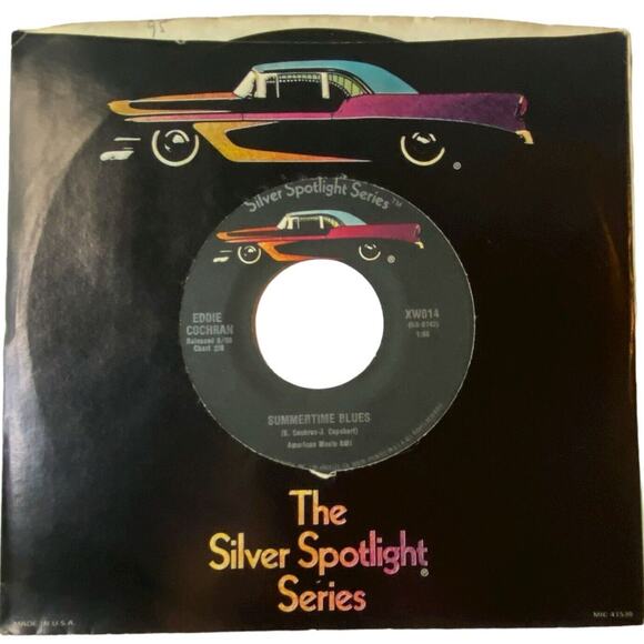 Eddie Cochran Summertime Blues Cut Across Shorty Vinyl 1986 Reissue Capitol - Picture 1 of 8